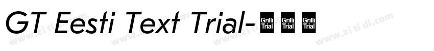 GT Eesti Text Trial字体转换